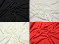 Crepe de Chine 100% Seide Bluse Seidenkleid Schal Nachtkleid Silk Stoff Uni 