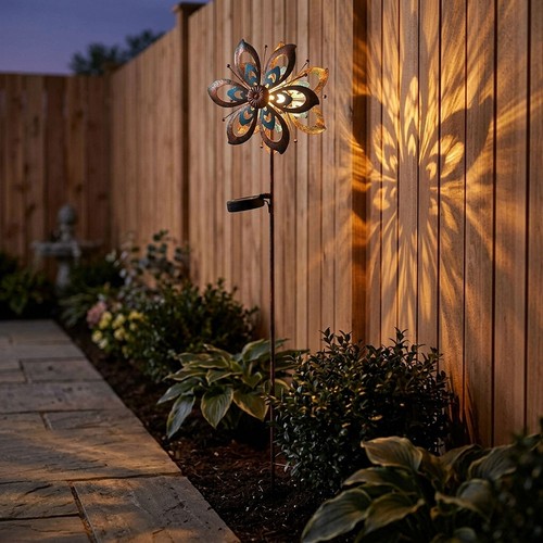 Solarlampe windrad außenlampe - solarlampe,