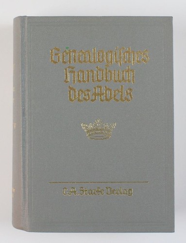 Genealogisches handbuch der - handbuch,