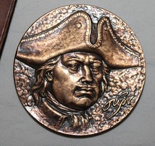 große Bronze Medaille - Peter der Große - Russland