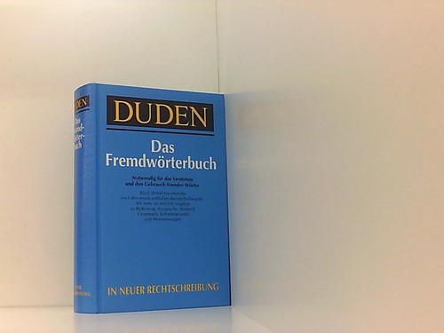 Duden das fremdwörterbuch - duden.,