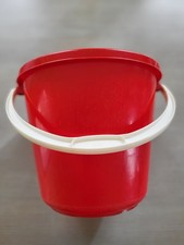 DDR Wischeimer Eimer Plaste Pneumant VEB 10 Liter in Rot