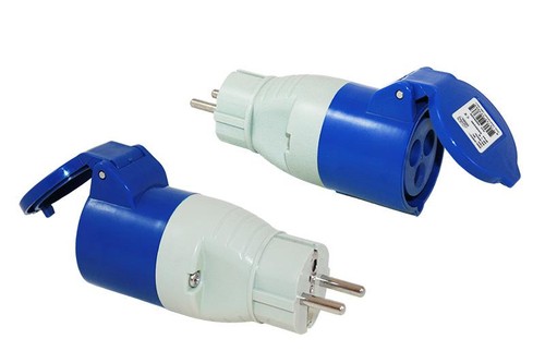 Adapter schuko stecker cee - schuko,