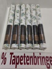 Vinyltapete fine decor 6x FD68846UP (6Rollen) Blumenmuster Creme Blau Restposten