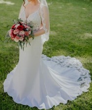 Brautkleid 38 Eddy K Shakira ivory gebraucht