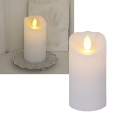 LED Kerze mit TIMER Echtwachs