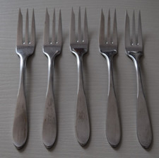 5 Stück Kuchengabeln OKA Rostfrei, gebraucht