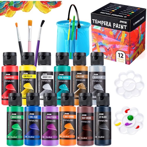 Waschbare tempera farben - 12, tempera-farben