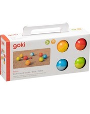 BOULE inkl. Baumwollbeutel Boccia Kugelstoßen Drinnen und Draußen Familienspiel