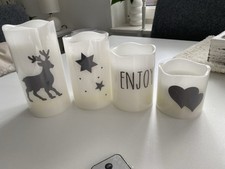 4x HSE LED Kerzen*Timer +