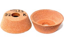 2 Stück Kegeliger Schleiftopf 125 x 45 x 32 Schleifscheibe Topfscheibe 1035.084