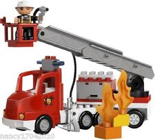 Lego Duplo Ville 5682 Feuerwehr Auto Fire Truck Feuerwehrwagen Drehleiter Figur