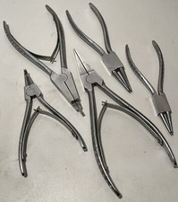 Hazet Zange Sprengringzange  Sicherungsringe 5 Stück wie Neu Top !