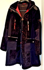 Sportalm-Winter Kapuzenmantel, Kunstpelz, Unterfütett , Schwarz, Gr. 42 , gebr.