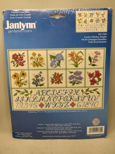Janlynn country meadow sampler - meadow,