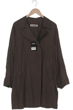 Jil Sander Mantel Damen Jacke Parka Gr. EU 38 Seide Braun #fxaft5l