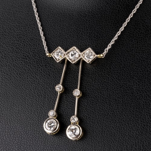 Art deco collier 585er - art,