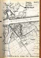 (n9710a13)   Nord- Ostseekanal,  Lageplan der Fähranlage in  Sehestedt