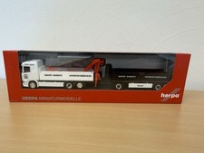 Herpa LKW Modell Scania CS20 ND Pritschen-Hzg mit Kran Gebr. Melmer - Nr. 315999