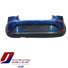 Seat Ibiza 4 Stoßstange Hinten Blau LW5P 3-Türer Modellpflege