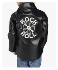 Jungen Kostüm "50er Jahre" Jacke Rock´n´Roll - Gr. 8-10 Jahre - Kinder Karneval