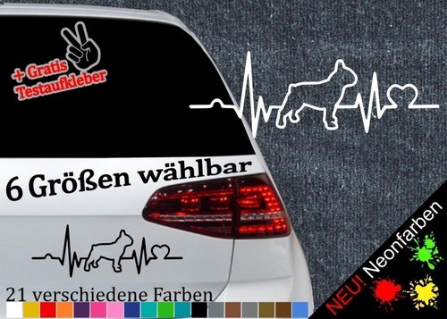 Herzschlag mit bulldogge - mit,