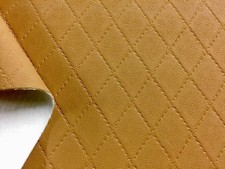 Kunstleder Meterware Steppnaht