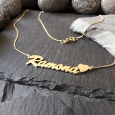 Namenskette mit Herz in 333er