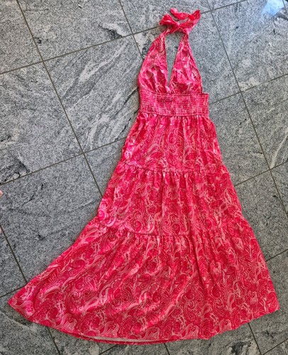 Sommerkleid neckholder pink - sommerkleid,