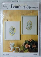 Stickpackung Katze Permin of Copenhagen Kreuzstich 16 x 20 cm