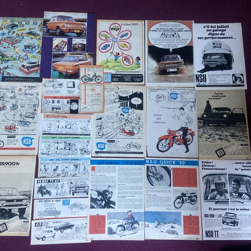 Nsu auto werbung original - nsu,