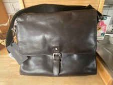 Leonhard Heyden Umhängetasche Herren L Leder schwarz Neu mit Etikett