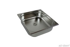 1"Edelstahl Spülbecken