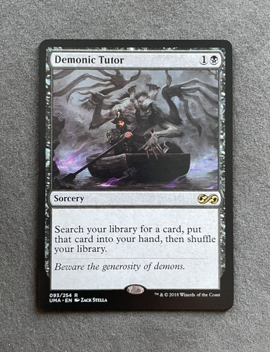 Demonic tutor regular - regular, nm