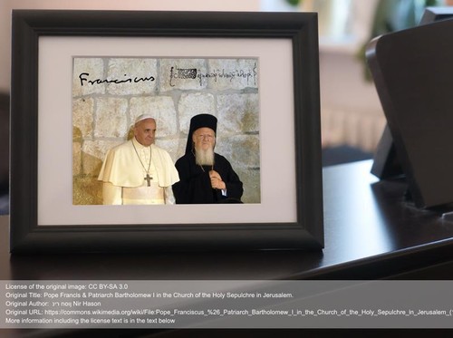 Repro autogramm papst - -,