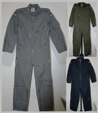 Ein BW Bundeswehr FLIEGERKOMBI - Aramid Overall GEBRAUCHT # Piloten Kombi Div.Gr