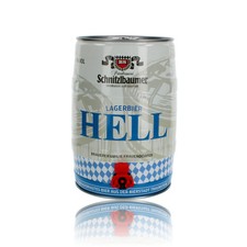 Schnitzlbaumer Lagerbier Hell Partyfass 5,0l, alc. 4,9 Vol.-%