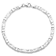 Griechisches Armband 4mm 925er