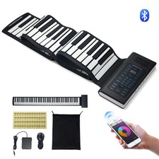 88-key portable roll-up piano