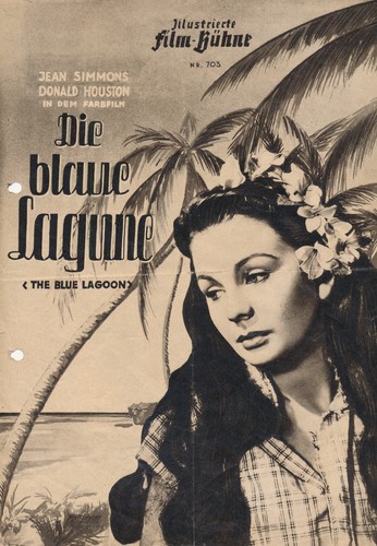 Die blaue lagune jean - blaue,