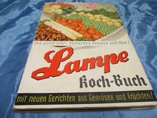 Lampe  Koch Buch  , Deutsches Gemüse und Obst , 200 Rezepte , Nostalgie , R 46