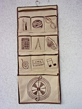 Nostalgie Tür/Wandorganizer Wandspeicher Befestigte Aufbewahrungstasche 10 Zelle