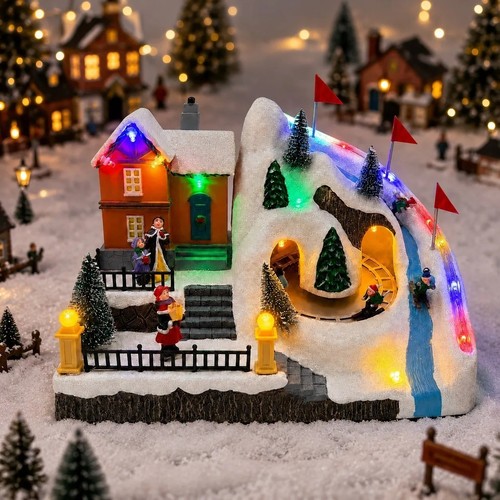 Animiertes weihnachtsdorf - animiertes,