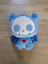 Rare Skelanimals fuzzy blue Diego the Bat Plushie