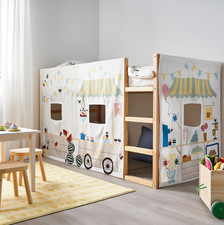 IKEA KURA Bettvorhang Marktstand Muster Beste Kinder & Kinder Bettwäsche Zelt