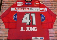 Trikot Ice Hockey Eis Metrostars Düsseldorf A.Jung 41 Größe 54