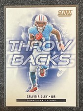 2025 Score #12 Calvin Ridley Throwbacks Gold Tennessee Titans