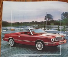 1983 Chrysler LeBaron Prospekt brochure n New Yorker 300 Newport Cordoba