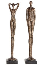 Gilde Skulpturen Frau und Mann