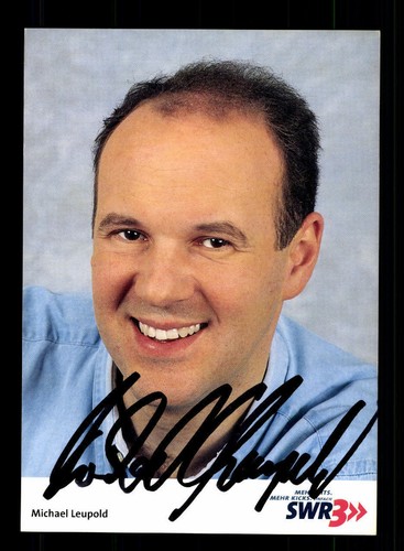 Michael leupold autogrammkarte - michael,